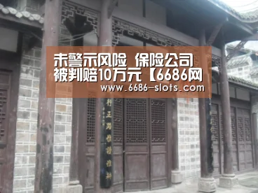 未警示风险 保险公司被判赔10万元【6686网站】(图2) 6686网站